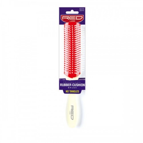 Red Professional Rubber Cushion Brush Large BSH10